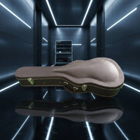 Wooden Guitar Case Shockproof Hard Guitar Case Soft Lining Musical Instrument Storage
