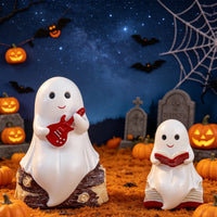 Halloween Resin Ghost Pumpkin Decoration for Home Tabletop