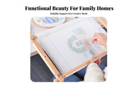 Keeps Material Tight Desktop Embroidery Frame Sturdy & Stable Design Adjustable Embroidery Frame Easy Assembly for Crafters, Home