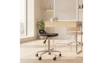 Height-Adjustable Stool Mobile Stool with a Gas Lift Chair Easy-to-Clean Furniture Stable for Professionals, Office, Workshop