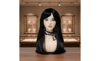 Sleek Skin Look PVC Half Head Bust for Photo Photography
