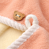 Drying Towel Cap for Adults, Double Layer Fleece Super Absorbent Turban for Morning Routine Post Bath, Thickened Women