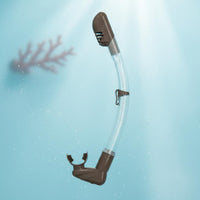 Snorkeling Breathing Tube Lightweight and Portable Silicone Breathing Tube Easy-Release Facepiece Clip Freediving Snorkeling for Divers, Swimming Pool