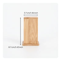 Dental Pick Holder Wooden Dental Pick Holder with Lid Natural for Restaurant