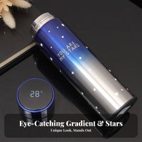 Long-Lasting Insulation LED Temperature Display Insulated Bottle Leakproof Lid LED Temperature Display Bottle Leak Proof for Women, School