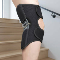 Patella Protection Stair Climbing Knee Brace Light Leg Lift Knee Walking Aid Pressure Relief Adjustable Straps for Seniors, Elderly, Stairs, Carrying Heavy Objects