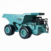Self-Unloading Excavation Dump Truck Toy Rugged Wheels Die-Cast Dump Truck Thick Tire Pattern Detailed Cab