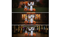 Pumpkin Ghost Inflatable Scary Inflatable Ghost Inflate Decoration Sturdy Quick to Inflate for Yard, Lawn