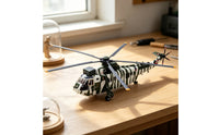 Naval Sovereign Helicopter Model with Navy Markings Detailed Helicopter with Main Rotor Toy for Collectors