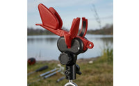Tightening Knob Adjustable Fishing Rod Bracket Automatic Release Self-Locking Rod Clamp Metal and Plastic Fishing Pole Holder
