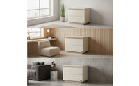 Cabinet with Countertop Contemporary Cabinet with Imitation Marble Top Minimalist TV Console for Living Room, Apartment