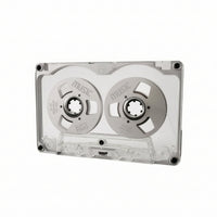 Blank Audio Recording Cassette Tape Clear Blank Audio Cassette Analog