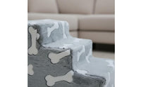Three-Step Pet Stairs Non-Slip Three-Step Dog Stairs Thickened for Small Dogs, Cats, Bedside, Sofa