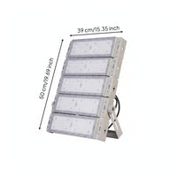 Waterproof LED Floodlight with Adjustable Bracket Bright LED Floodlight Energy Saving Flood Light with Bracket Mount Long-Lasting for Stadiums
