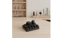 Band Bending Tool Compact Band Bender with Dies Jewelry Shaping Tool Manual Bench-Top for Jewelers, Workshops, Repair Benches