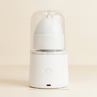 One-Button Electric Egg Shaker Automatic Egg Scrambler with Dome Cover Portable Gadget Built in Battery for Home Cooks