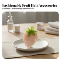 Fruit Shaped Hair Fastener Funny and Cute Acetate Fruit Hair Grip Lively Hues Decorative for Women, Day-to-Day Wear
