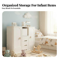 Wheeled Multi-compartment Storage multi-functional unit Large Capacity children's Cacompartmentet Rounded Edges