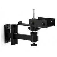 Speaker Wall Mount Bracket Rotating Speaker Bracket with Adjustable Arm Heavy-Duty Stable for Audiophiles, Home Theater