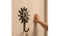 Cast Iron Wall Hook Farmhouse Decorative Hook Hard-Wearing Construction for Hallway