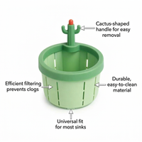 Kitchen Sink Drain Strainer, Sink Drain Catcher for Kitchen Sink Decor, Novelty Kitchen Drain Catcher, Sink Debris Catcher