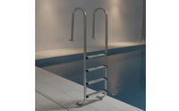 Stainless Steel Pool Ladder Polished Pool Ladder with Non-Slip Steps Resistant