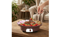 Tabletop Chocolate Fondue Fountain Compact Electric Fondue Pot Keep Warm Chocolate Melting Pot Convenient for Families