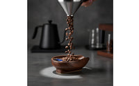 Digital Coffee Bean Weighing Tray with Scale Electronic Wooden Coffee Dosing Tray Single-Dose Weigh Boat Exact for Espresso Enthusiasts