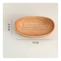 Wooden Jewelry Tray Multifunctional Catchall Dish Scratch-Resistant Home Organizer for Nightstand