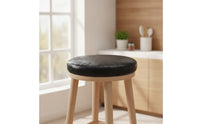 Round Seat Cushion Sponge-Filled Replacement Seat Pad Resilient Round Upholstery Foam for Stools, Swivel Chairs, Counters