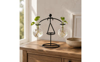 Soilless Display Stand Minimalist Figure Frame Planter Stand Iron Growth Display Unit
