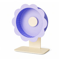 Exercise Running Wheel with Stand Flower-Shaped Hamster Wheel with Stand Adjustable Pet Toy for Hamsters, Habitats, Cages