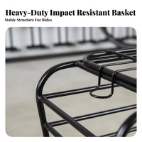 Cycle Rear Basket  Convenient Rear Cargo Basket Stable for Cyclists, Commuters, Errands, Commuting