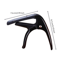 Acoustic Guitar Capo Compact Capo with Spring Clamp Quick Release Accessory for Songwriters, Live Performances