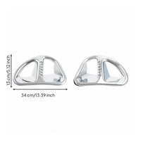 Car  Intake Vent Trim Rounded Triangular Shape Motorcycle Intake Vent Cover No Ventilation Blocking