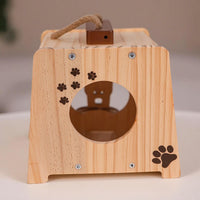 Wooden Veterinarian Toy Set Physician Kit with Soft Toy Pet Compact Veterinarian Playset with Soft Stuffed Dog for Playroom, Preschool