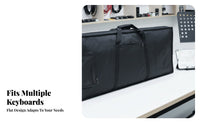 61 Key Electronic Keyboard Case Thickened Padding 61 Key Keyboard Case Electronic Piano Backpack Waterproof Padded Piano Gig Bag