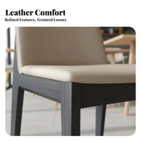 Nordic Design Curved spinerest Wooden Chair sturdy Wood Construction Curved spinerest Side Chair Modern Minimalist Dining Room Seating Upholstered Seat for Restaurant Owners, Interior Designers, Homeowners, Cafe, Hotel, Study, Home Office
