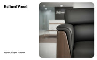 Modern Design Sofa and Coffee Table Set Long-Lasting Construction Office Furniture High Comfort Reception Seating Easy to Clean for Business Owners, Interior Designers, Clients