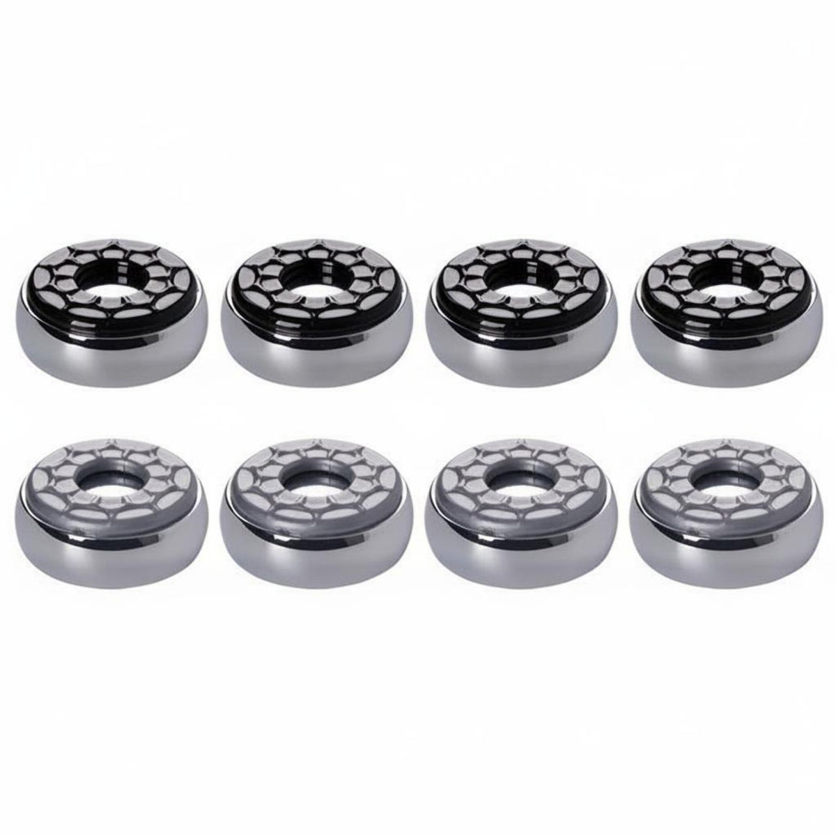 8 Pieces Shuffleboard Puck Set Smooth Angled Edge Shuffleboard Pucks Anti-Rust Game Room Equipment for Recreation Center