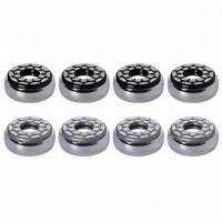 8 Pieces Shuffleboard Puck Set Smooth Angled Edge Shuffleboard Pucks Anti-Rust Game Room Equipment for Recreation Center