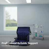 Reduces Caregiver Strain Foldable Transport Stretcher Long-Lasting Construction Patient Lift Carrier with Handles Multifunctional Elderly Transport Cushion Safety Straps for Disabled People, Patients, Caregivers, Stairs, Home Care, Hospital