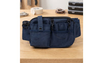 Medical Waist Bag Multi-Pocket Nurse Fanny Pack Nurse Waist Pouch Handsunrestricted Organizer Belt Bag with D-Rings Adjustable