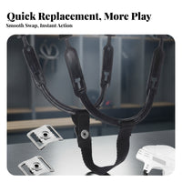Black Hockey Helmet Chin Strap Repair Kit Sturdy Hockey Chin Strap Easy to Install Sports Helmet Buckle Kit