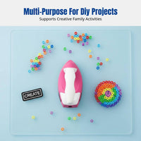 Mini Electric Iron for DIY Beadwork, Portable Ironing Tool, Suitable for Fabric Crystal Crafts, Child-Friendly Design