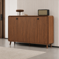 Modern Shoe Cabinet, Shoe Wardrobe with Fingerprint Lock, Wood-Based Shoe Storage for Seniors, Delivery to the Building