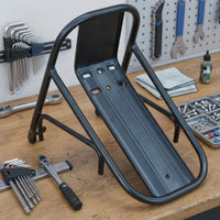Cylindrical Cycle Cargo Rack Bolt-on Front Cargo Rack Rigid Bike Front Carrier Sturdy for Commuters, Daily Errands, City Riding