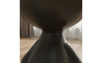 Easy to Clean Small Plastic Coffee Table Rounded Edges Round Accent Table Unique Shape Long-Lasting for Bedroom, Office, Balcony