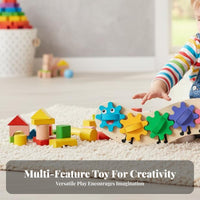 Young Child Learning Puzzle Set Develops Fine Motor Skills Child-Centered Math Toy Hand-Eye Coordination Preschool Math Manipulatives