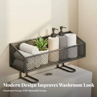 Over the Toilet Storage Rack Space-Saving Back of Toilet Organizer